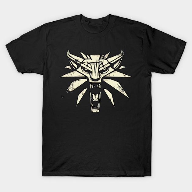 White Wolf - Witcher 3 T-Shirt by Diehard1175